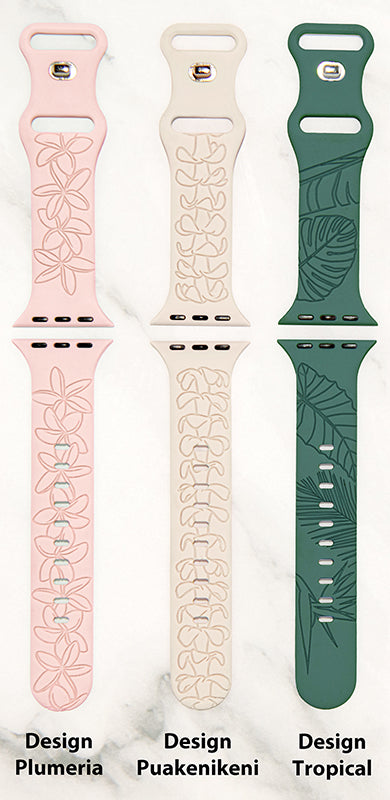 Floral Designs Standard Size Apple Watchband - 38/40/41mm (42mm Series 10 & 11) & 49/46/45/44mm (42mm Series 1-3)