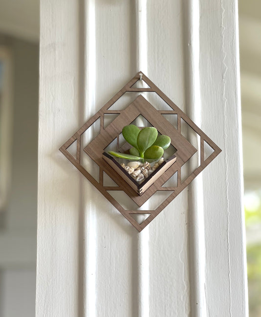 Diamond Air Plant Hanger w/ window